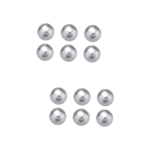 Garneck 2 Set Di Pietre Rotonde Per Ghiaccio in Acciaio Inossidabile Per Alimenti Per Bevande Fredde