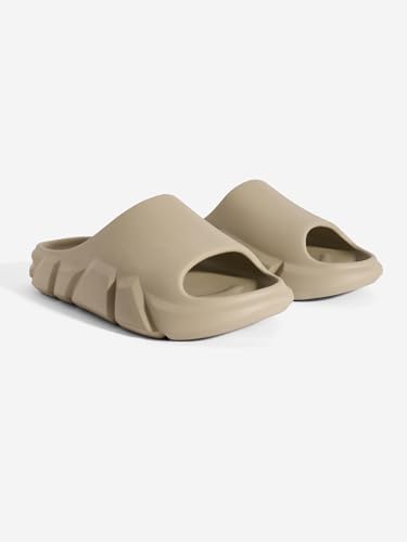 Image of The Souled Store Slides: Men and Boys EVA Lightweight Solid Slip On Sliders