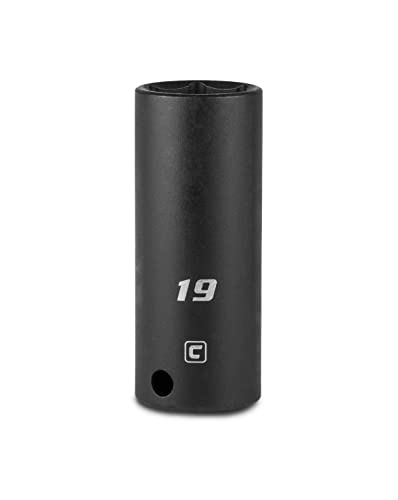 Image of Capri Tools Deep Impact Socket, 3 /8-Inch Drive, 6-Point, Metric (19 mm)