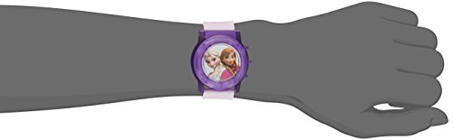Accutime Relógio de pulso infantil Disney Frozen digital de quartzo com pulseira, presente barato e