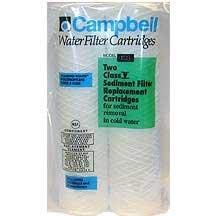 Campbell Products 1SS Water Filters 5 Micron Sediment Cartridges 2-Pack
