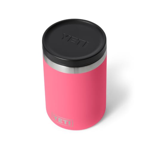 Image of YETI Rambler 16 oz Food Jar, Vacuum Insulated, Stainless Steel, With Airtight Lid, Tropical Pink