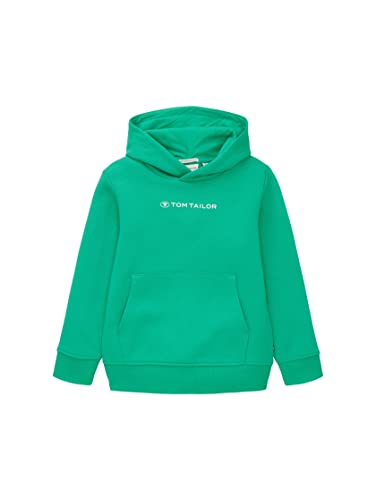 TOM TAILOR Jungen 1038900 Hoodie mit Schriftzug, 32262-bright Grass Green,...