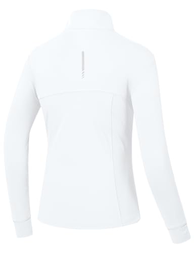 BGOWATU Women's Workout Jacket Lightweight Zip up Running Athletic Jackets with Thumb Holes2