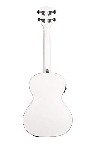 KALA KA-JTE/MTW UC-T Ukulélé ténor avec égaliseur et étui Blanc métallique - Les Beatles, Paul McCartney, John Lennon, RIngo Starr, George Harrison KALA KA-JTE/MTW UC-T Ukulélé ténor avec égaliseur et étui Blanc métallique – Image 3