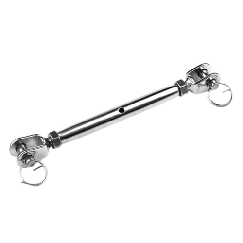 HAKIDZEL Heavy Duty Stainless Steel Jaw Turnbuckle Wire Rope Tensioner for Industrial Use Rigging Screw Cable Tightening Tool