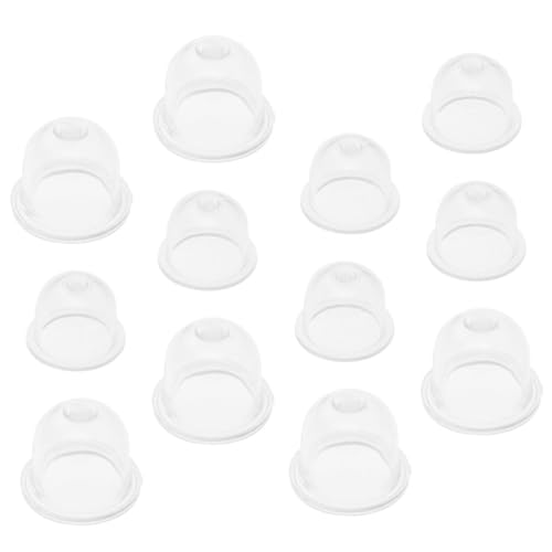 VICASKY 12個 化油器透明小油杯 大 小 耐久製草刈機パーツ交換用オイルカップ簡単取付耐摩耗設計メンテナンス用