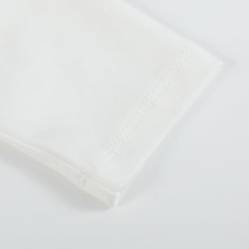 Toddler Kids Girl Boy Blouses Long Sleeves Solid Color Doll Peter Pan Collar T-Shirt Top Bottom Tees 5