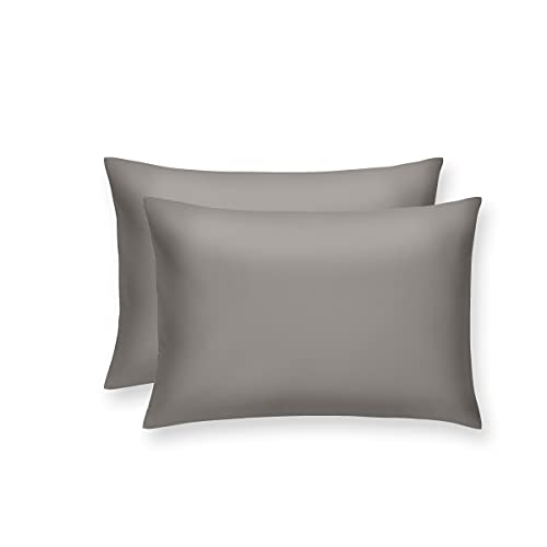 Best Cyber Monday 🔥 Miracle Made Extra Luxe Pillow Cases, Silver Infused Pillow Cases, 500 Thread Count Cotton Pillowcases, Ultra Breathable, Full, Queen, Twin & Standard Size, Stone