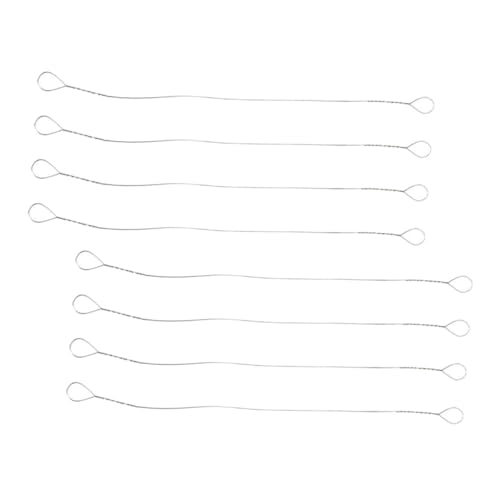 Cabilock 8Pcs Stainless Steel Cheese Cutter Handmade Cheese Wire Slicer for Precise Cutting for Home Kitchen Use for Block Cheese Butter More