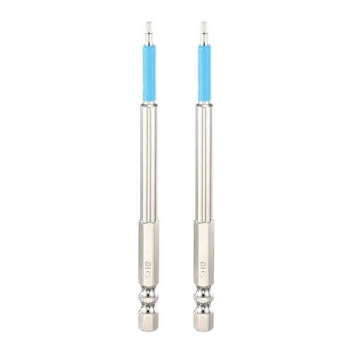 HARFINGTON Bits tournevis impact hexagonaux 2mm H2.0 acier S2