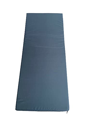 Rattan and Euro Palette Cushions Pallet Waterproof Furniture Cushions Pads ASK Customize SIZE Outdoor Garden Sofa Seat Foam patio bench cushion, (Grey, 3 Seater Bench 140CM x 45cm x 5 cm)