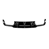 Neue Auto Hintere Stoßstange Lip Diffusor Spoiler Hinten Splitter Schutz Kompatibel Für Benz C Klasse W204 C204 Limousine C63 Coupe 2012-2015(Glossy Black)