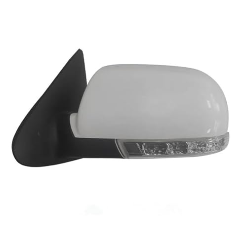Indicateurs latéraux pour rétroviseur pliant Hyundai Santa Fe 2007 2008 2009 blanc gauche 8 broches