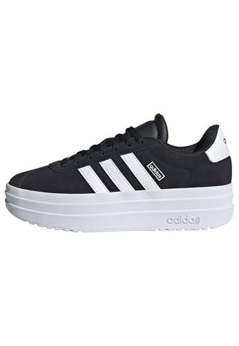 adidas Mixte Enfant VL Court Bold Junior Shoes, Core Black/Cloud White/Cloud White, 39 1/3 EU