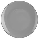Matière : Faïence Secret de Gourmet - Lot de 6 Assiettes Plates Colorama 26cm Gris
