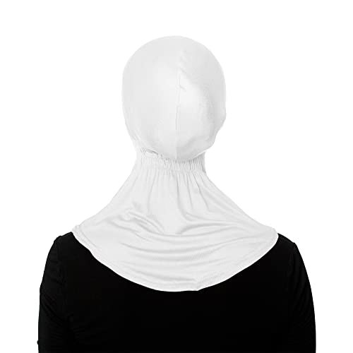 TheHijabStore.com Women's Ninja Hijab Under Scarf with Comfortable Elastic Neck Full Instant Coverage Bonnet Caps3