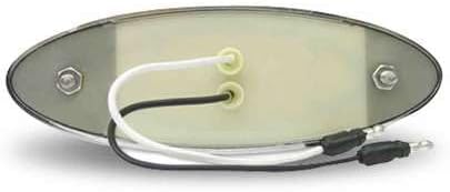 Trux Accessories Chrome 2"x6" LED Clearance/Marker Light - Clear Red