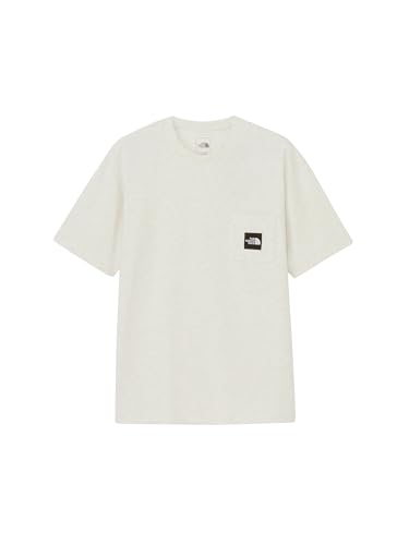 [ザ・ノース・フェイス] 半袖 カットソー Tシャツ S/S Square Logo Pocket Tee ホワイトミックスグレー XL