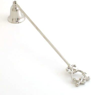 Nickel 11" Victorian Hinged Candle Snuffer - Set of 4