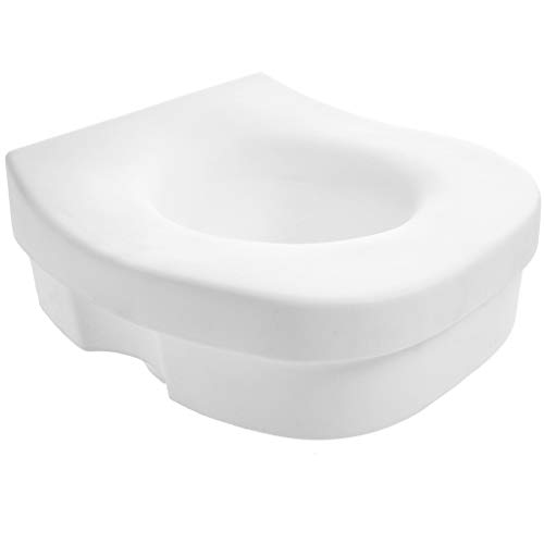 Pcp Raised Toilet Seat, 5-Inch Elevated Height Over Commode, Increased Lift To Support Safety Stability And Comfort; Lightweight And Portable #TOP2