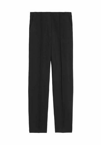 Pantalon jersey sergé jambes droites stretch pour en finir avec les ceintures serrées