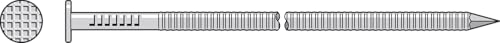 Simpson Strong Tie S40ACN5 Clavo Común con Cuerpo Estriado y Cabeza Plana, 5 Pulgadas, Acero Inoxidable