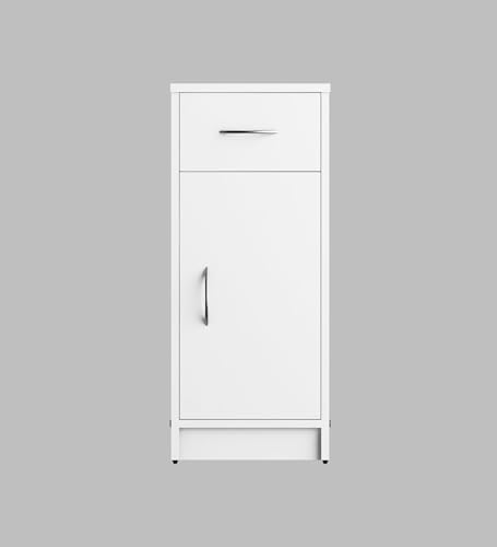 Image of Nest Multipurpose Storage Unit | Engineered Wood | Free-Standing Cabinet | White Finish | Spacious & Durable | Easy Knock-Down Assembly