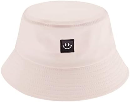 Versear Bucket Hat Foldable Cotton Sun Beach Cap Reversible Lightweight Summer Fisherman Hat for Men Women Outdoor Fishing Hiking Traveling Vocation 22.0-22.8in
