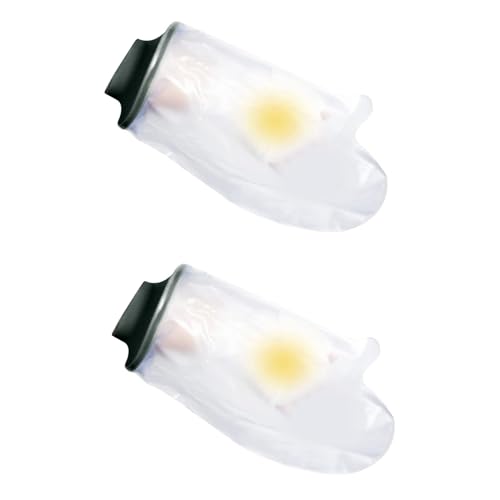 ISTOVO 2X Cubierta de Yeso Impermeable Cubierta de Manos para Adultos para Ducha Protector de Heridas de Baño para Manos Quemadas Dedos Muñecas