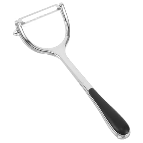 VICASKY Éplucheur Double Face en Alliage de Zinc, Couteau à Éplucher Multifonction Lame Dentelée, Poignée Ergonomique Antidérapante, pour Pommes de Terre, Fruits et Légumes, Ustensile