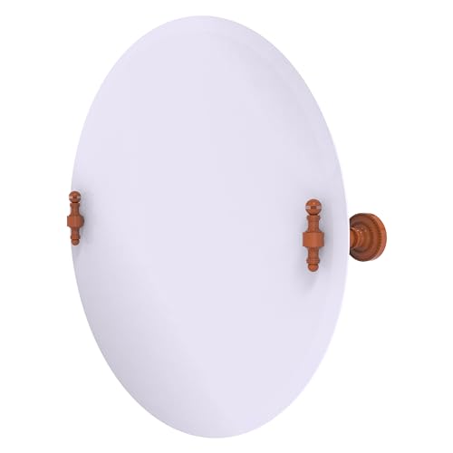 Image of Allied Brass RD-90-ASP Frameless Round Tilt Mirror with Beveled Edge, Autumn Sparkle