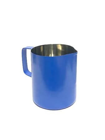 Dynore Stainless Steel Navy Blue Color Milk Jug- 800 ml
