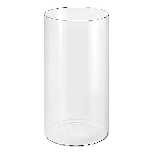 PATIKIL Clear Glass Cylinder Vase
