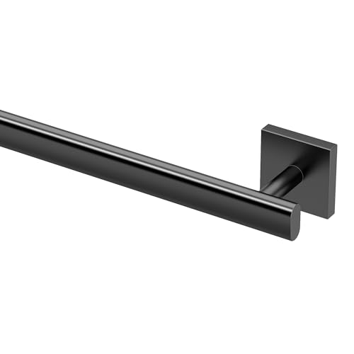 Image of Gatco 4051MX Elevate Bathroom Towel Bar, 18-inch, Matte Black