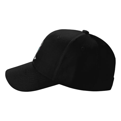 Kazakhstani American Half Flag Boy USA Kazakhstan Classic Duckbill Caps for Stylish Sun Protection Black3