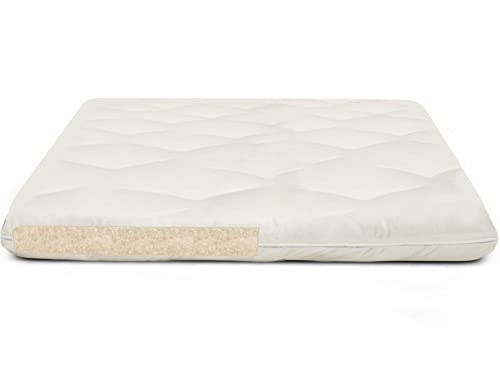 The Futon Shop 2" Wool Organic King Mattress Topper