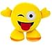 ICONS Emoticons Gros Peluches Soft Toys - Wink Smile