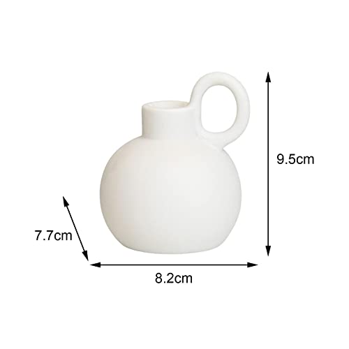 Fenteer Taper Candle Holders Candelabras Candles Stand Home Table Centerpiece Desktop Ceramic Candlestick For Hotel,Mantel,Housewarming, Farmhouse, White #TOP1