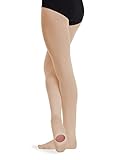 Body Wrappers Womens Convertible Tights A81, Ballet Pink, Small/Medium