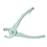 Toyvian Antirutsch Topf Tellerclip aus Kunststoff Hitzebeständig Ergonomisch Geformt Multifunktionaler Geschirrgriff für Heiße Speisen Schalen Töpfe und Backbleche in Skandinavisch Grün