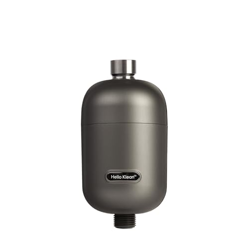 Hello Klean Shower Filter in Chrome - Filter Unwanted Metals Chlorine & Impurities Found in Shower Water - Improves Quality of Skin & Hair - Quick Easy Install For In-Line & Electric Shower