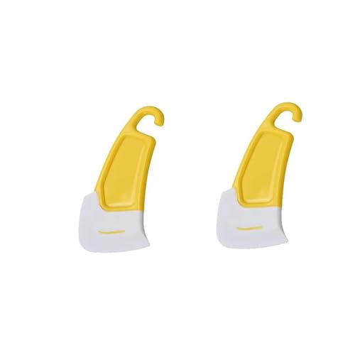 Spatule de Nettoyage de Casserole en Silicone,2 PCS Grattoir de Cuisine Antiadhésif Grattoir Résistant à la Chaleur Spatule Scraper pour Casseroles Plats Cuisine des...