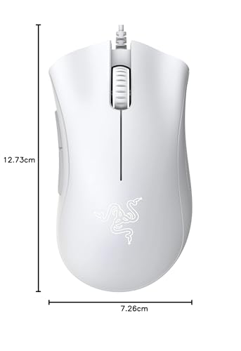Mouse ottico da gioco DeathAdder Essential, 6400 DPI, 5 tasti programmabili, interruttori meccanici, impugnature gommate, bianco mercurio - Mouse gaming - Immagine 7