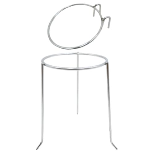 Alipis 2pcs Chip and Dip Serving Set Bowl Stand Tierd Serving Plate Stand Bowl Rack Pizza Stand Holder Riser Sushi Soy Sauce Dish Rack Display for Tables Party Restaurant, 8.50X7.80X2.00CM, Silver