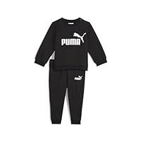 PUMA Unisex Baby MINICATS ESS Crew Set FL INF Gestrickte Anzüge, PUMA Black, 104