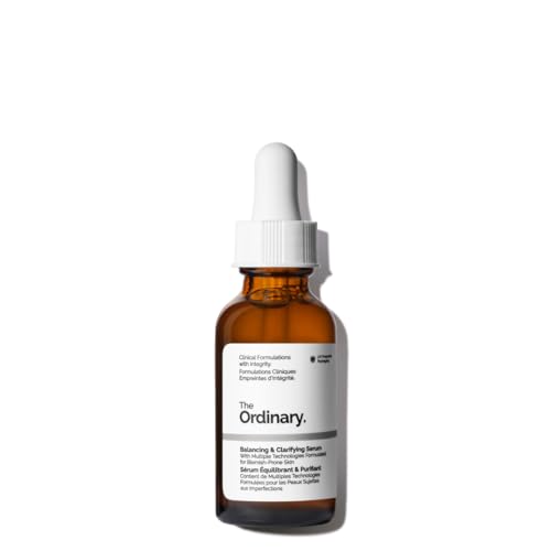 The Ordinary Balancing & Clarifying Serum, Sérum Equilibrante y Clarificante, Solución multiactiva para controlar la grasa y refinar los poros, 30 ml