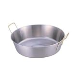 Endoshoji AAG3905 Professional Super Denge, Frying Pot, 16.5 inches (42 cm), Stainless Steel Pot for Induction Cookers, Made in Japan