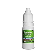 Catalase 60,000 - Science Smart - Unique - Highest Potency Full Absorption Enzyme Supplement. 31 doses for 1 Month use. 10mL.