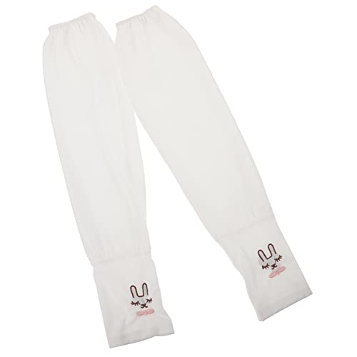 Gadpiparty 1 Par guantes de protección solar Brazos Agarre tapa rotador manguitos running mangas de protección del brazo manga del brazo del Trozos de leche (trozos de hielo)